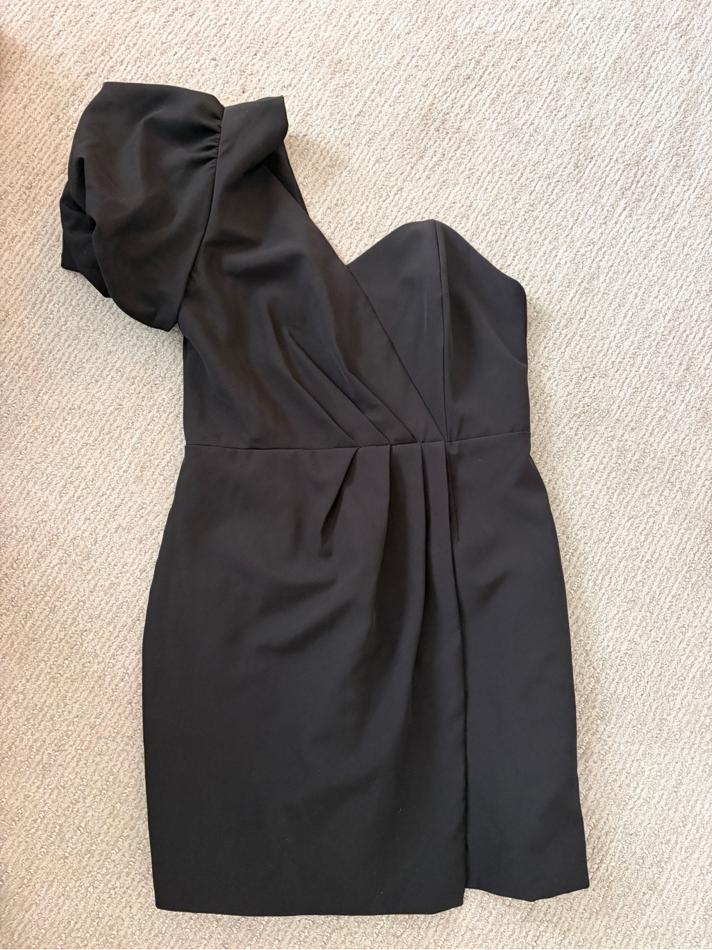 Do+Be Black One-Shoulder Cocktail Dress